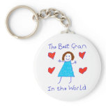 Best Gran In The World Key Chains