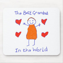 Best Grandad In The World Mouse Pad