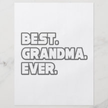 Best Grandma Ever Flyers
