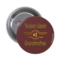 Best Grandma Gifts Pinback Buttons