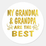 Best Grandma & Grandpa Sticker