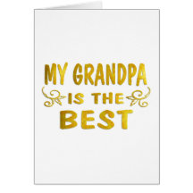Best Grandpa Cards