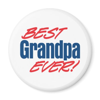 Best Grandpa Ever! Refrigerator Magnets by HolidayObsessions