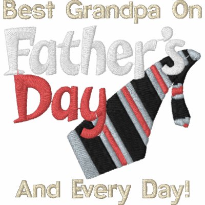Best Grandpa Every Day Embroidered Polo Shirt by EmbroideredGifts4You