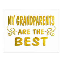 Best Grandparents Postcard