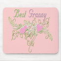 Best Granny Swirling Hearts mousepads