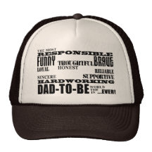 Best Greatest Future Fathers Dads to Be Qualities Mesh Hat
