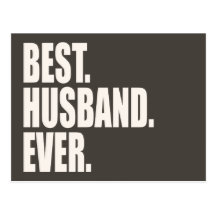 Best. Husband. Ever. Postcard