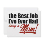 Best Job I've Ever Had - Being a Mum invitations