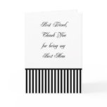 Best Man Best Friend Thank You Card