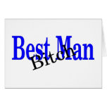 Best Man Bitch Greeting Card