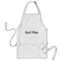 Best Man (Blk) aprons