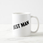 Best Man Bold Black Coffee Mug