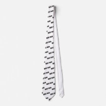 Best Man Bold Black Neck Tie
