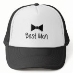 Best Man (Bow Tie 1) Trucker Hat