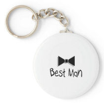 Best Man (Bow Tie 1) Key Chain