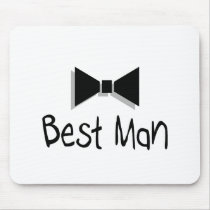 Best Man (Bow Tie 1) Mouse Mat