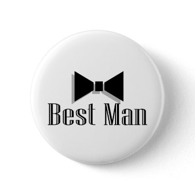 Best Man (Bow Tie 2) Button by BacheloretteGirl