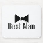 Best Man (Bow Tie 2) Mouse Mat