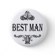 Best Man Button