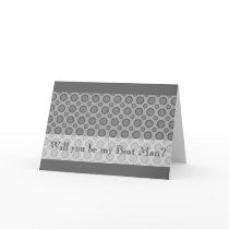 Best Man card, blank