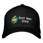 Best Man Embroidered Hat, Customisable embroidered hats