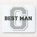 Best Man Groom Cheer mousepads