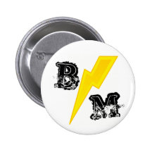 Best Man Lightning Bolt Pin