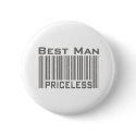 Best Man Priceless buttons