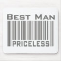 Best Man Priceless mousepads