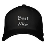BEST MAN WEDDING CAP embroidered hats