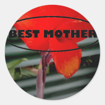Best Mother Gift Round Sticker