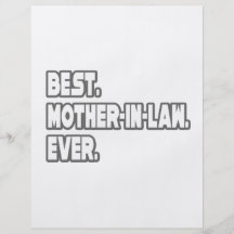 Best Mother-In-Law Ever Flyer