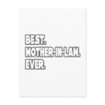 Best Mother-In-Law Ever Post Card