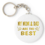 Best Mum & Dad Keychain