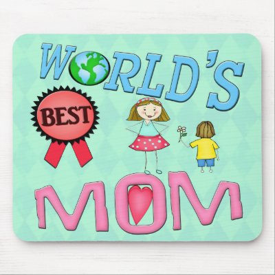 Best Mum Mother's Day Mousepad by jamiecreates1