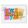 Best Mum World Greeting Card