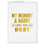 Best Mummy & Daddy Greeting Cards