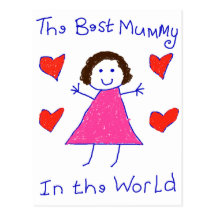 Best Mummy In The World Postcards