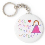 Best Mummy in World keychains