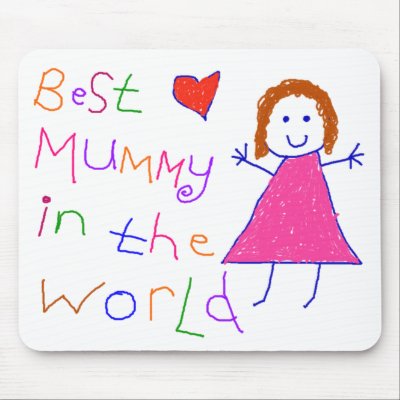 Best Mummy in World Mouse Mat by ChocolateJava