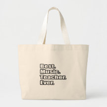 Best Music Teacher Ever Bags