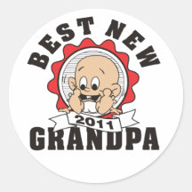 Best New Grandpa 2011 Sticker