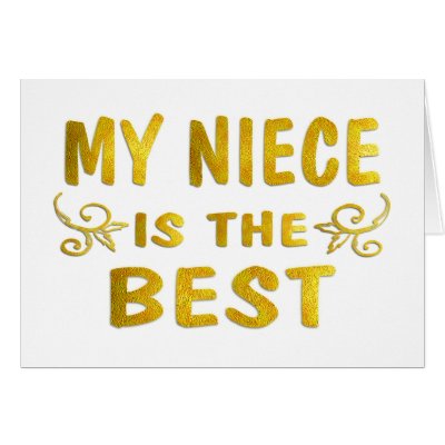 Best Niece Greeting Card by TLArnold5