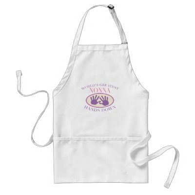 Best Nonna Hands Down T-shirt Apron by Grandparentlove