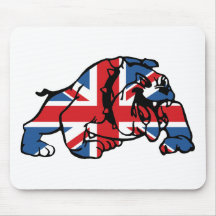 Best of British Union Jack Bulldog Mousepads