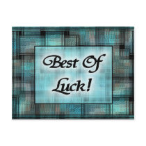 Best Of Luck! Post Card