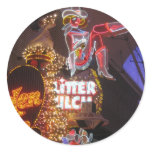 Best of Vegas Round Sticker