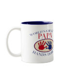 Best Papa Hands Down Mug