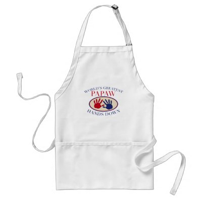 Best Papaw Hands Down Aprons by Grandparentlove